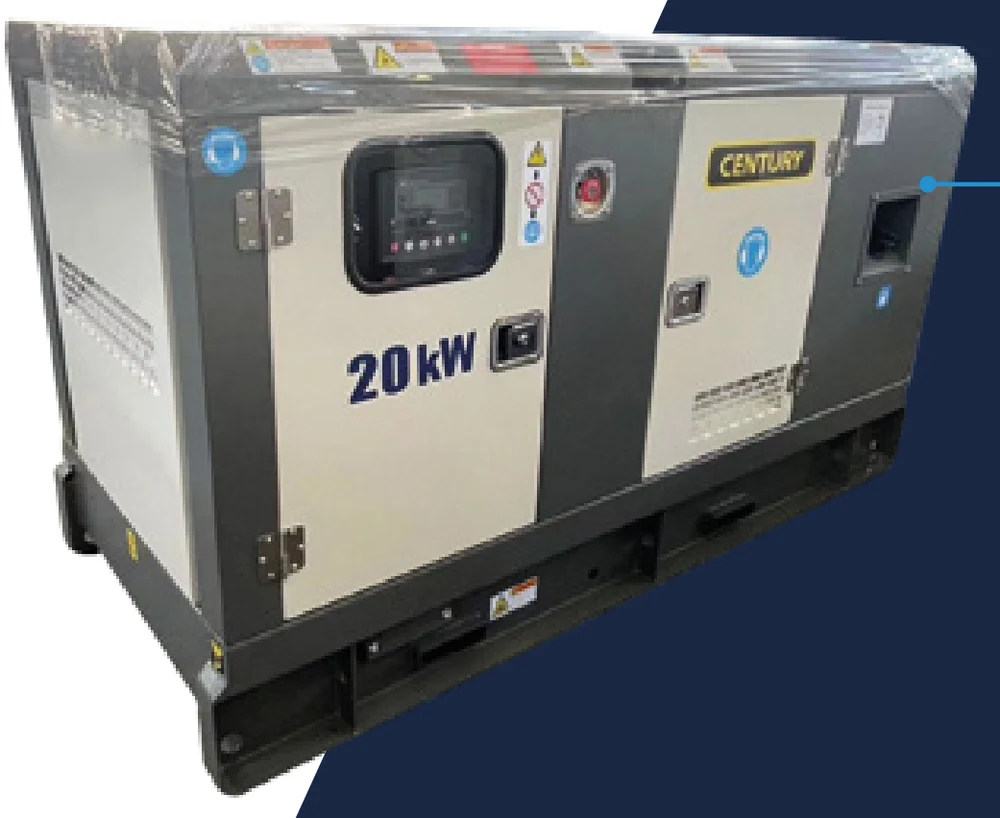 Generador diésel Century 20 kW motor Cummins
