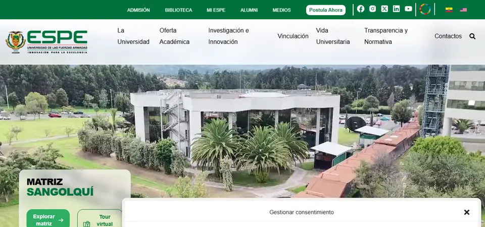 ESPE website redesign preview
