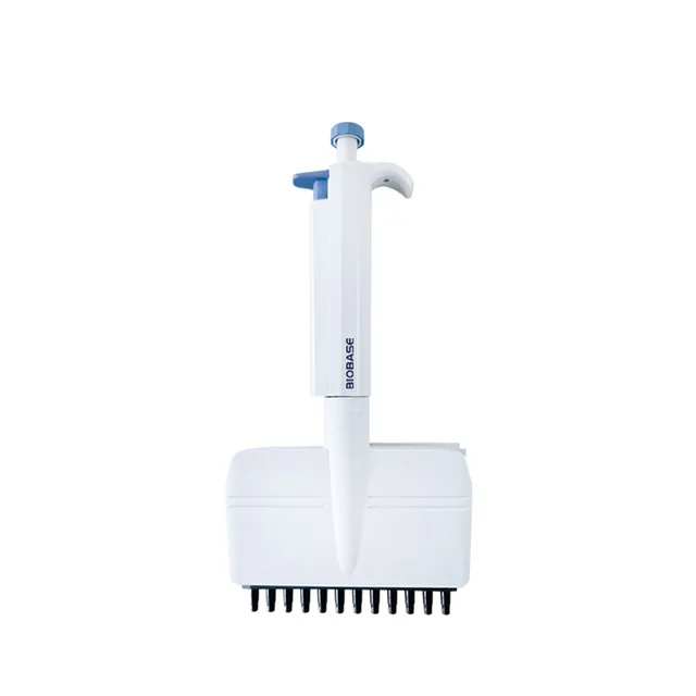 Pipeta de 12 canales de volumen ajustable BIOBASE TopPette-Mechanical — Biobase