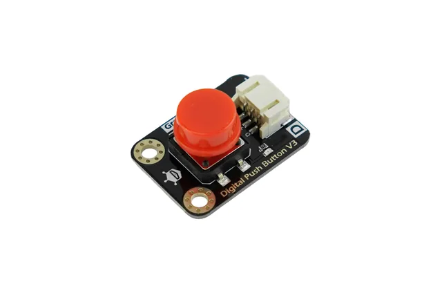 DFRobot Gravity pulsador digital (rojo) — DFRobot