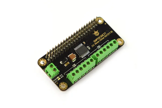DFRobot HAT driver de motores DC para Raspberry Pi — DFRobot