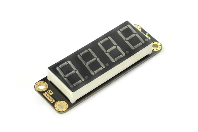 DFRobot Gravity display LED de 4 dígitos (rojo) — DFRobot