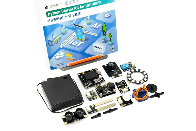 DFRobot Python Starter Kit para UNIHIKER M10 (15 lecciones) — DFRobot