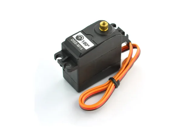 DFRobot servo estándar metálico 15 kg 180° (DSS-M15) — DFRobot