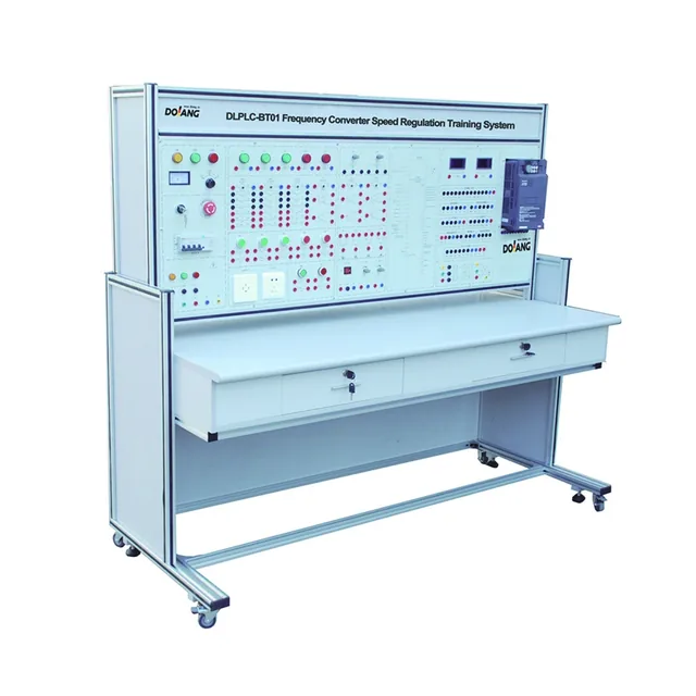 Sistema de entrenamiento PLC con variador de frecuencia (VFD) Dolang DLPLC-BT01 — Dolang