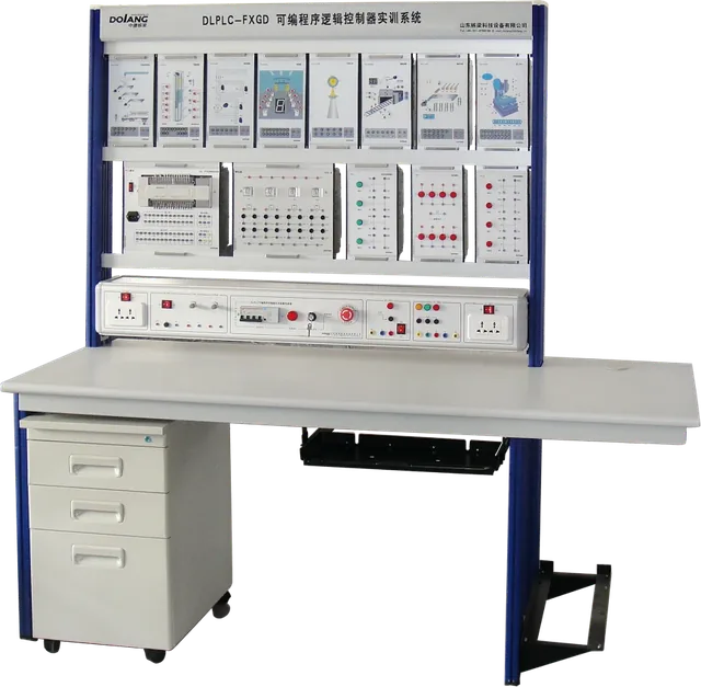 Set de entrenamiento de control lógico programable Dolang DLPLC-SIMGD — Dolang