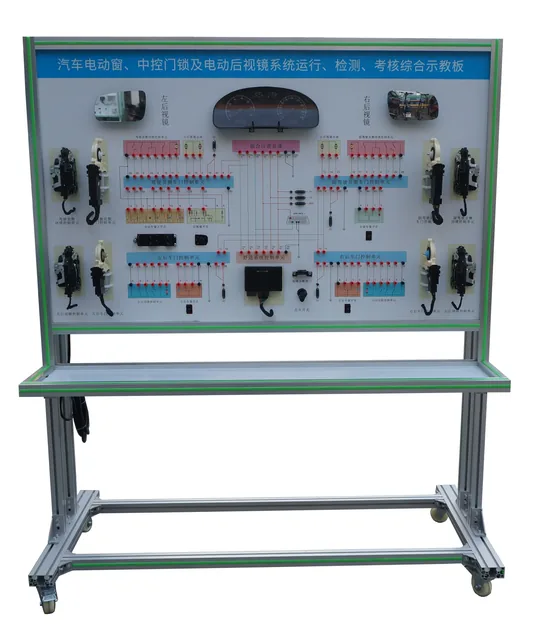 Equipo didáctico de elevavidrios eléctricos y cierre centralizado Dolang DLQC-FDJ23 — Dolang