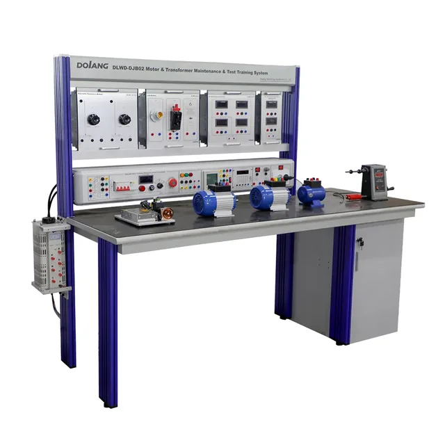 Sistema de entrenamiento de mantenimiento y prueba de motores y transformadores Dolang DLWD-DJB02 — Dolang