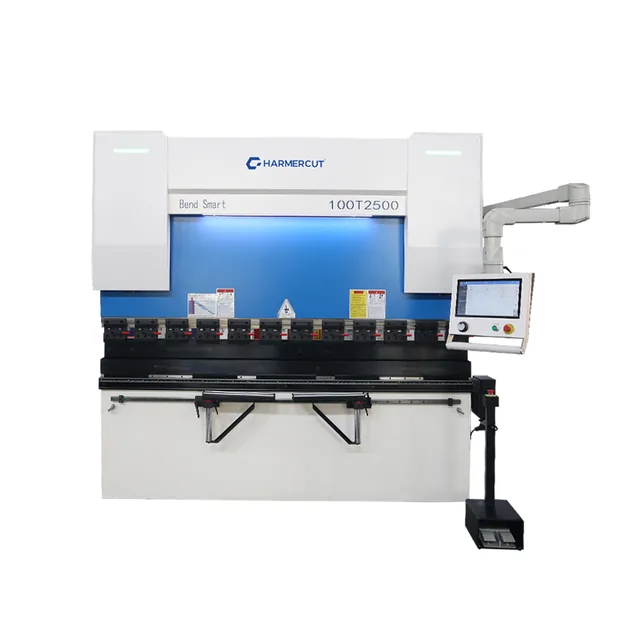 Plegadora servohidráulica CNC HARMERCUT WE67K-100T/2500 4+1 ejes — HARMERCUT (Huiduan)