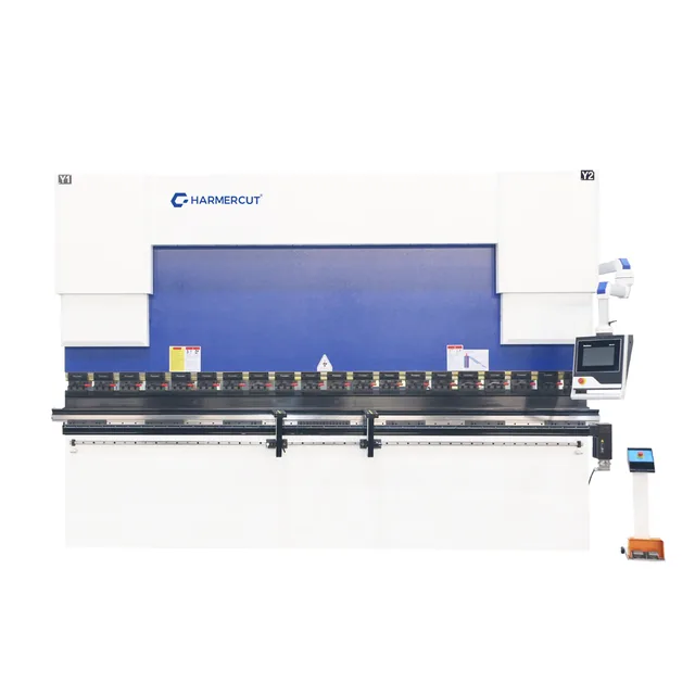 Plegadora hidráulica CNC HARMERCUT WE67K-250T/4000 con Delem DA53T — HARMERCUT (Huiduan)