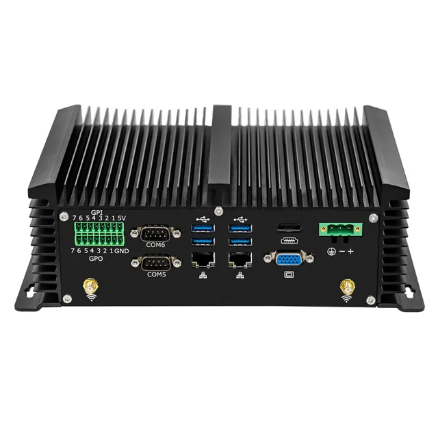 PC embebido rugerizado 4 LAN 12 COM JIERUICC GB4000-V1 — JIERUICC