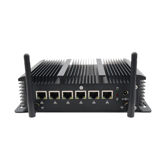 Mini PC firewall sin ventilador 6 LAN JIERUICC GF1000 — JIERUICC
