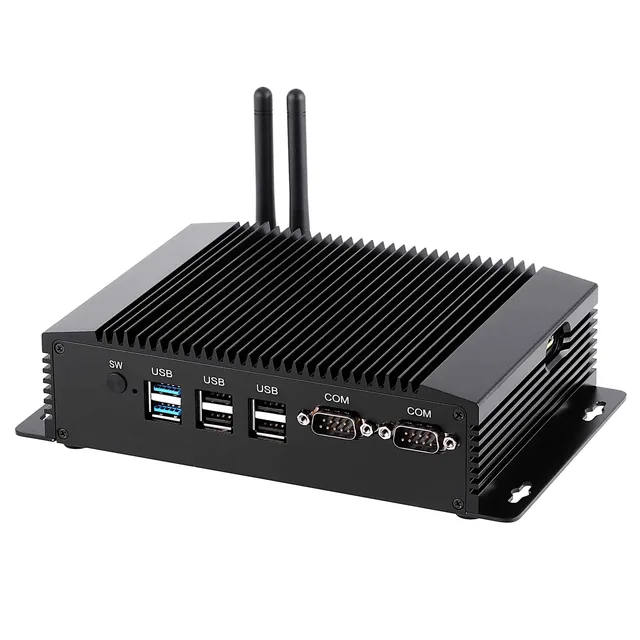 Mini PC industrial sin ventilador 4G LTE JIERUICC GT1000 — JIERUICC