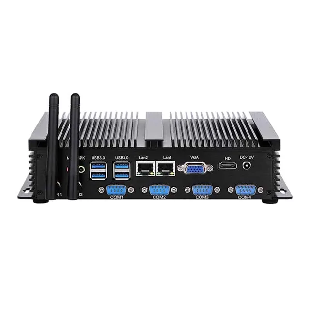 Mini PC industrial sin ventilador compatible Windows XP JIERUICC GT2000 — JIERUICC