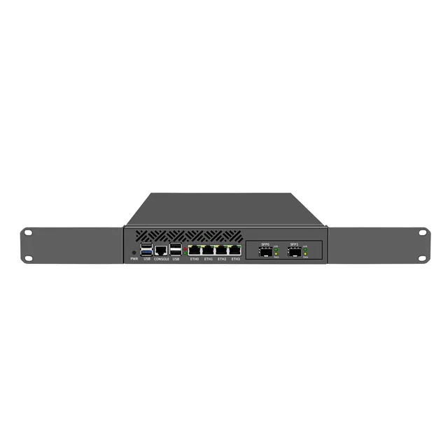 Firewall rack Intel N150 4x 2.5GbE con fibra 10G JIERUICC GT4L-2F/GT4L-4F — JIERUICC