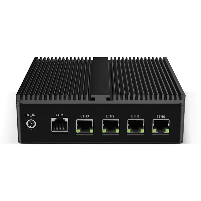 Mini PC firewall 4 LAN J6412/J6413 JIERUICC GT4L-J6412 — JIERUICC