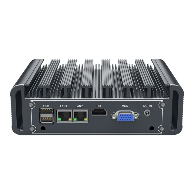 Mini PC industrial sin ventilador 2 COM doble LAN JIERUICC GT560-2L2C — JIERUICC