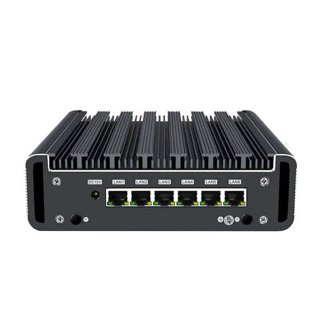 Mini PC firewall sin ventilador 6 LAN JIERUICC GT6L-V2 — JIERUICC