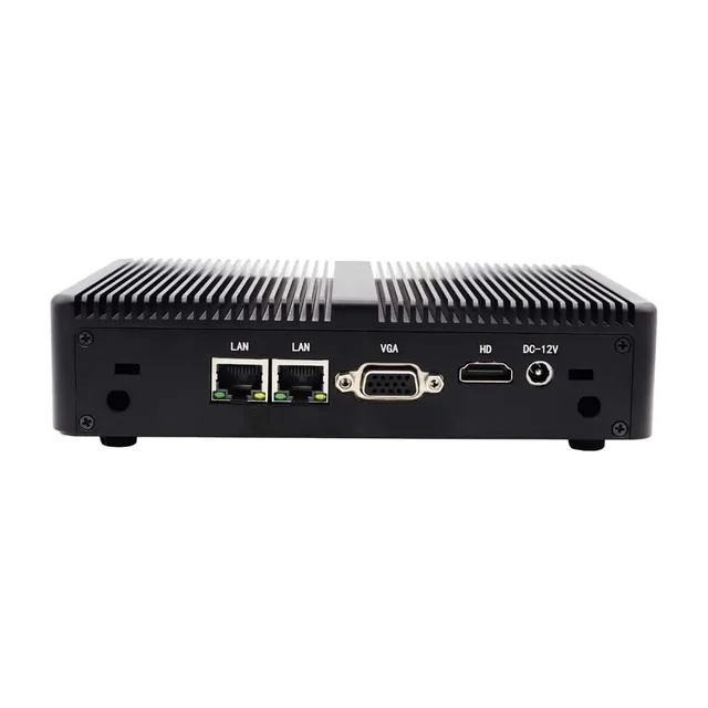 Mini PC sin ventilador J1800/J1900 doble LAN JIERUICC GT760-2L — JIERUICC
