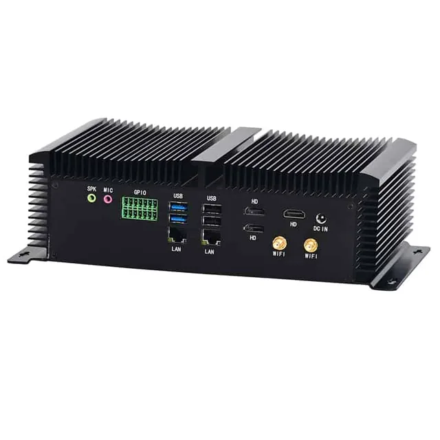 PC industrial rugerizado sin ventilador triple HDMI 4G JIERUICC GT9000 3HDMI — JIERUICC