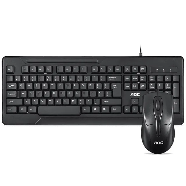Combo teclado y mouse USB AOC JIERUICC KM160 — JIERUICC