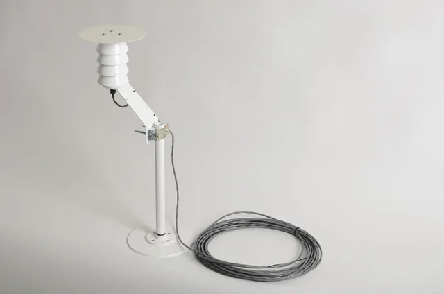 Sensor de temperatura resistivo con escudo de radiación Texas Electronics TT-101-QR — Texas Electronics