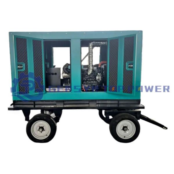 Generador diésel sobre remolque Top Power (modelo TR-225) — Top Power