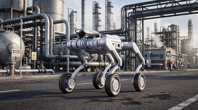 Robot cuadrúpedo con ruedas Unitree A2-W — Unitree Robotics