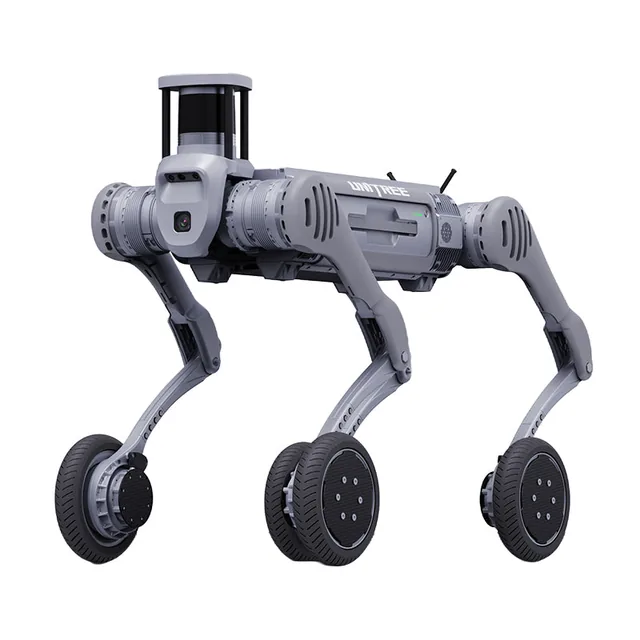 Robot cuadrúpedo con ruedas Unitree B2-W — Unitree Robotics