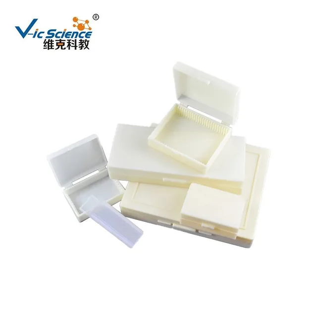 Caja plástica para placas de microscopio — VIC Science