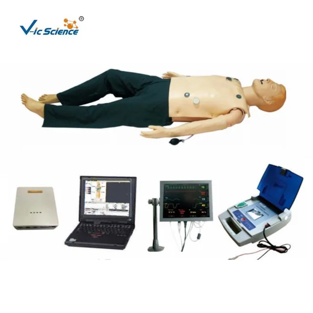 Sistema digital de entrenamiento de emergencias para adulto (ACLS) — VIC Science