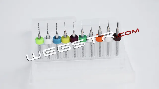 Juego de 10 brocas 0.1 - 1.0 mm Wegstr — Wegstr