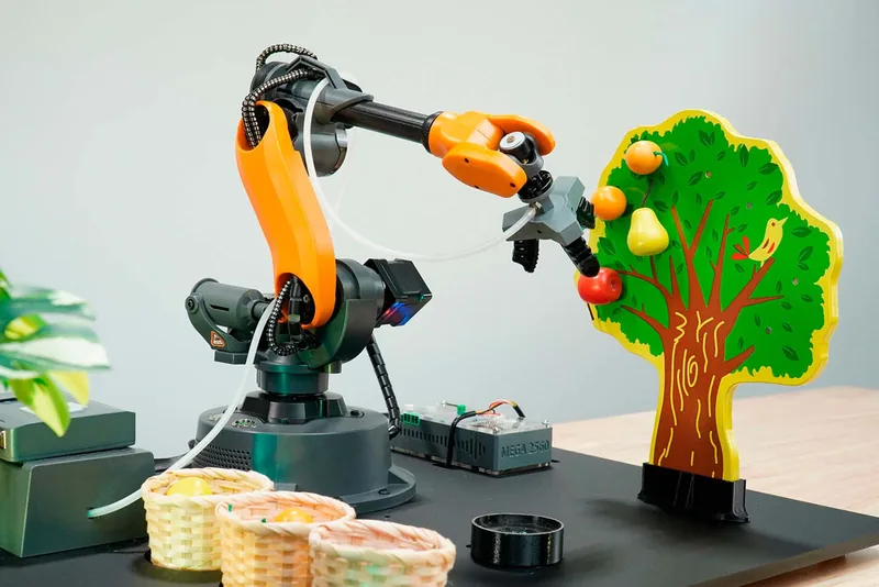 Línea de Cosecha de Frutas WLKATA Mirobot — WLKATA
