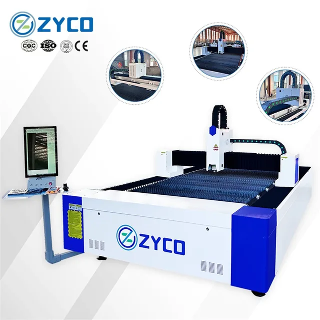 Cortadora láser de fibra CNC ZYCO 3000 W — ZYCO