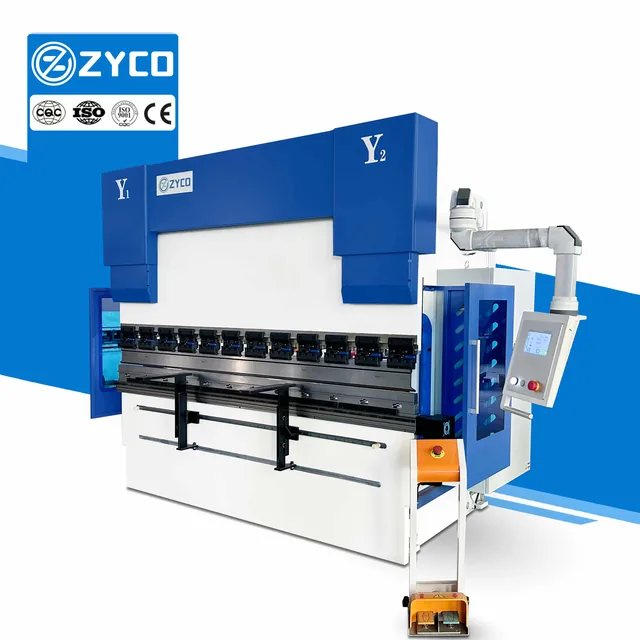 Plegadora CNC ZYCO con control Cybelec CT8 — ZYCO