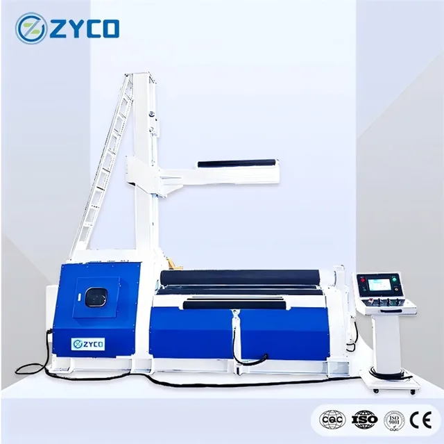 Roladora hidráulica CNC ZYCO W12 de 4 rodillos — ZYCO